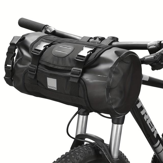 TEMU Front Frame Storage Bag For Outdoor Bicycles