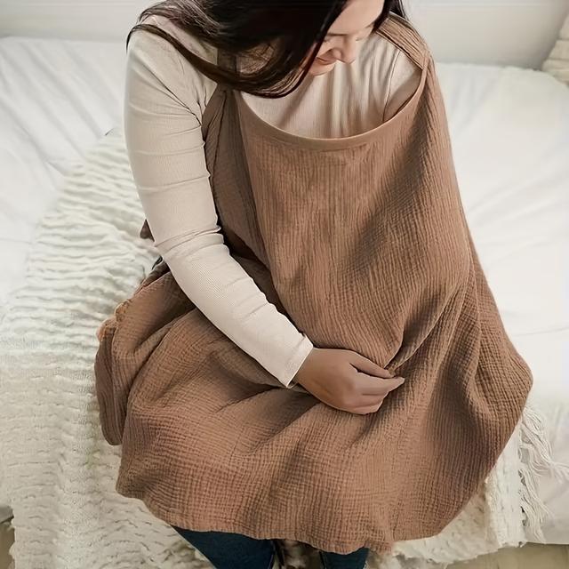 TEMU Een zachte en ademende babykleed, die meerdere functies heeft en moeders privacy biedt.