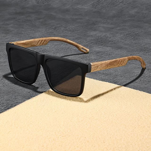 TEMU Stylish Square Men's Glasses With A Cool Mirrored End, , , A Must-have Accessory