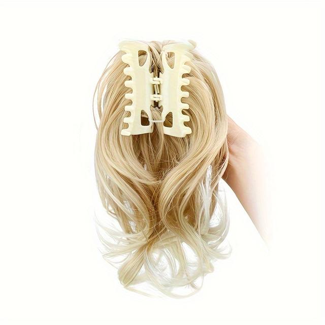 TEMU Syntetický krátký vlnitý kudrnatý culík s , navržený pro vysoký vodopádový culík v mixovaných barvách pro ženy