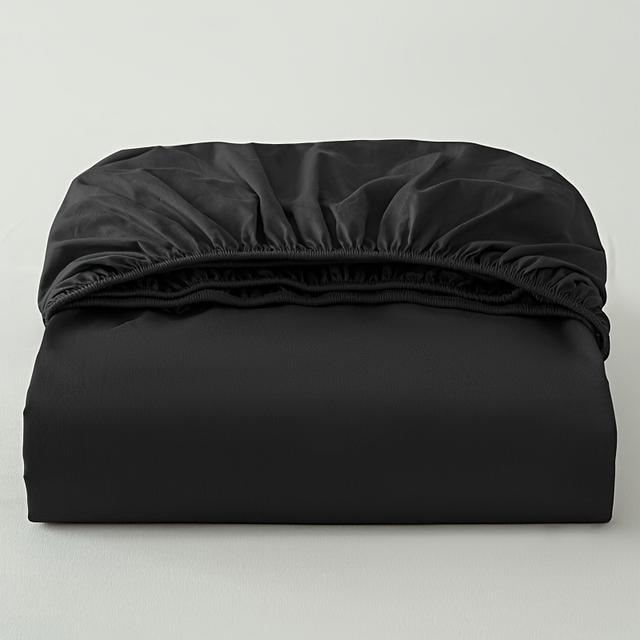 TEMU Formsydd lakan i enfärgad design, sandpapperspolerat polyesterlakan, maskintvättbart, utan örngott, 80-85g, ≤29cm höjd, vardagligt lakan för sömn, mjukt och slitstarkt, för sovrummet