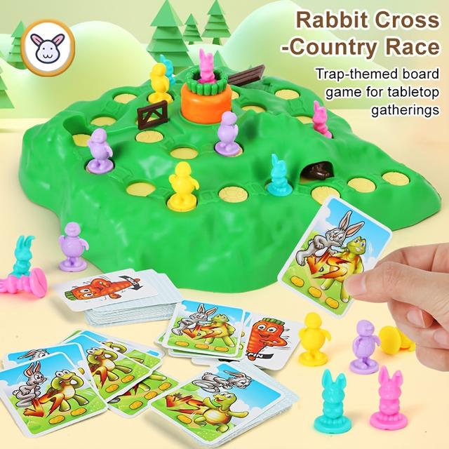 TEMU Fun Race Adventure Toy – Multiplayer Board Game That Trains Thinking And Skills. Parent-child Interactive Fun Game, Educational Toy 3+, Ideal Gift For Halloween, Christmas, Thanksgiving