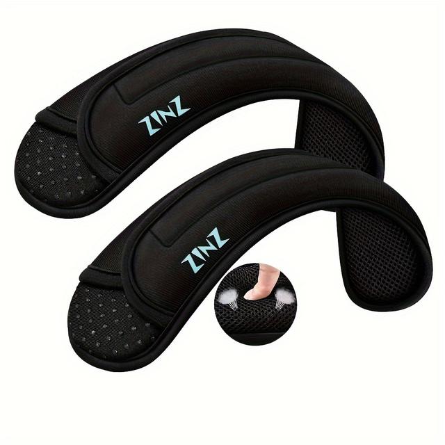 TEMU 2er-Pack extra dicke, gepolsterte Schultergurte mit rutschfestem Design für Rucksäcke, Koffer und Umhängetaschen, atmungsaktive Polyestermischung, nur Handwäsche, vielseitige Befestigung