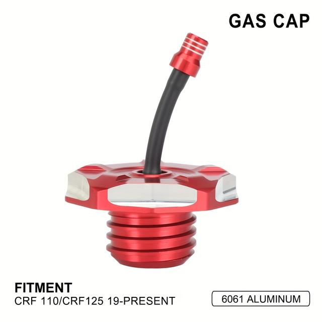 TEMU Crf110 Dirt Bike Gas Fuel Tank Cover Cnc For Crf110 19-present Crf125 19-present