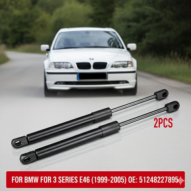 TEMU 2X Molas a Gás para Porta da Bagageira Traseira para BMW Série 3 E46 2000-2007