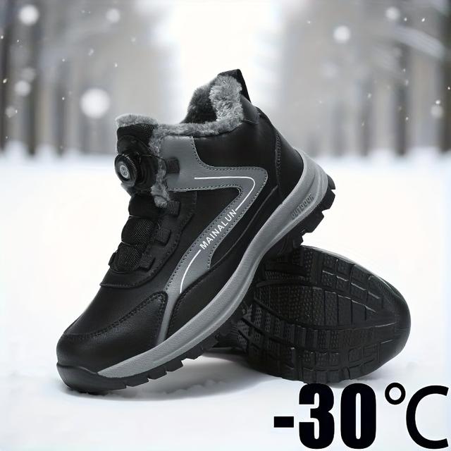TEMU Herren Winter Wanderschuhe, und gemütlich für Freizeitaktivitäten und Outdoor-Abenteuer