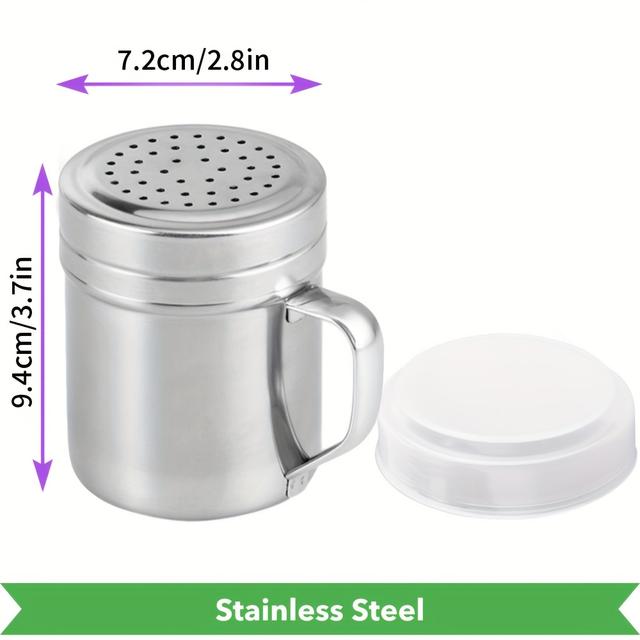 TEMU 1pc Powder Dispenser, , Powder Dispenser, Household Baking Flour Bottle