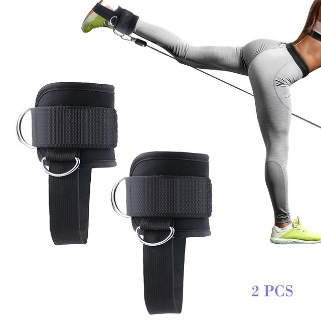 TEMU 2pcs Ankle Straps For Cable Machines - Ankle Cable Attachments For Gym Ankle Cuff Cable Machine Glute Straps - Leg Extensions, Curls & Ankle Cuffs