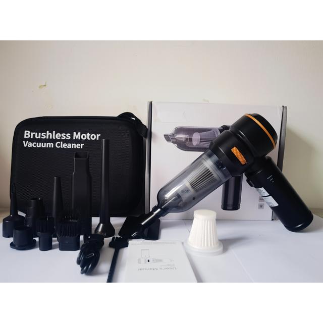 TEMU 22000pa Strong Suction Handheld Vacuum - Cordless Car & Home Use, 4-in-1 For Pet Hair/sofa/carpet With Easy-empty Dust Cup