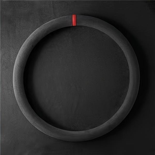 TEMU PU-Leder Lenkradbezug, -Rutsch Atmungsaktiver Lenkradschutz für 14,5-15 Zoll Zubehör