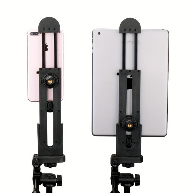TEMU Universal Clip For Phones And Tablets, Tripod-compatible Clip, Suitable For Ipad And Most Tablets (5-12 Inch Screens)