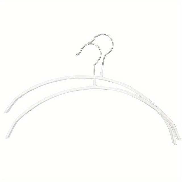 TEMU 5/10//50/100セット クリームハンガー 滑り止め レス ハードスリップ防止 スーツハンガー 非滑りスペース節約 折れにくい 乾湿両用 洗濯物ハンガー 寮・部屋・クローゼット収納用 ハンガー