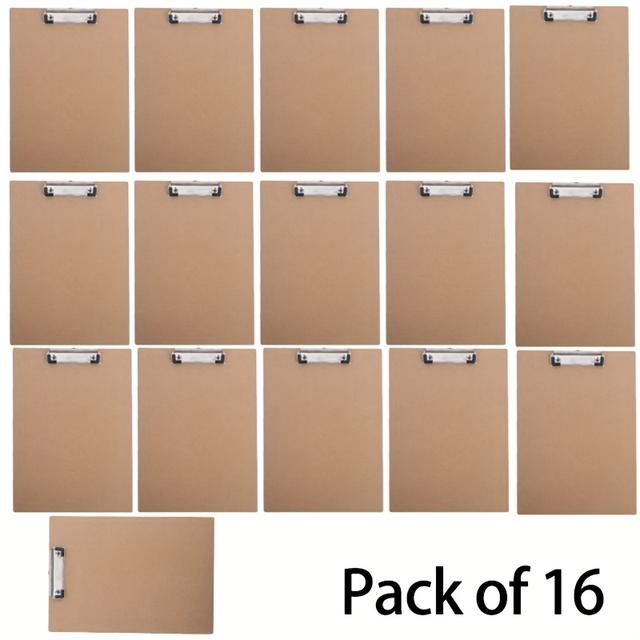 TEMU > com Clipe, Multi-Pack A5 Tamanho Pequeno em Fibra de Madeira, Clipe Fino e Argola para Pendurar - Ideal para Casa, Escritório ou Sala de Aula, de Escrita, Cartão, Material Escolar