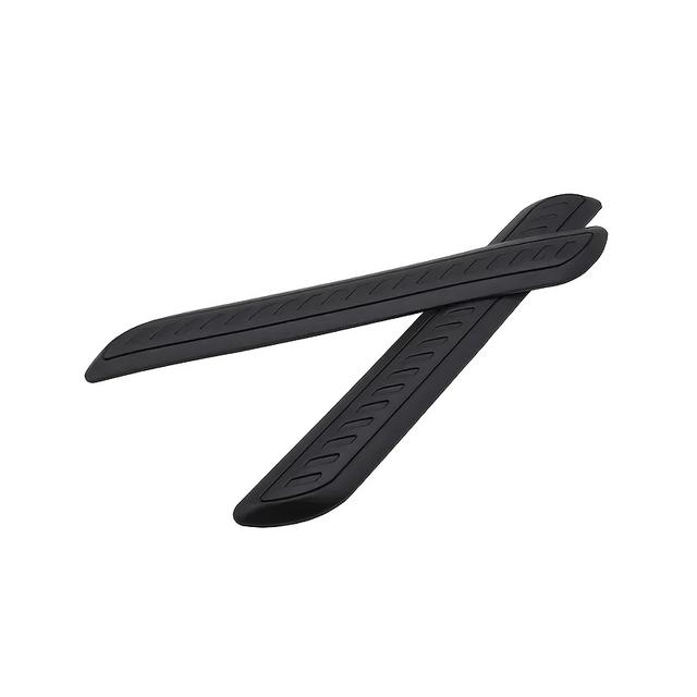 TEMU 2pcs Universal Rubber Car Bumper Protection Strips | Car Door Scratch Protection Strips And Rearview Mirror Anti-collision Stickers, Applicable