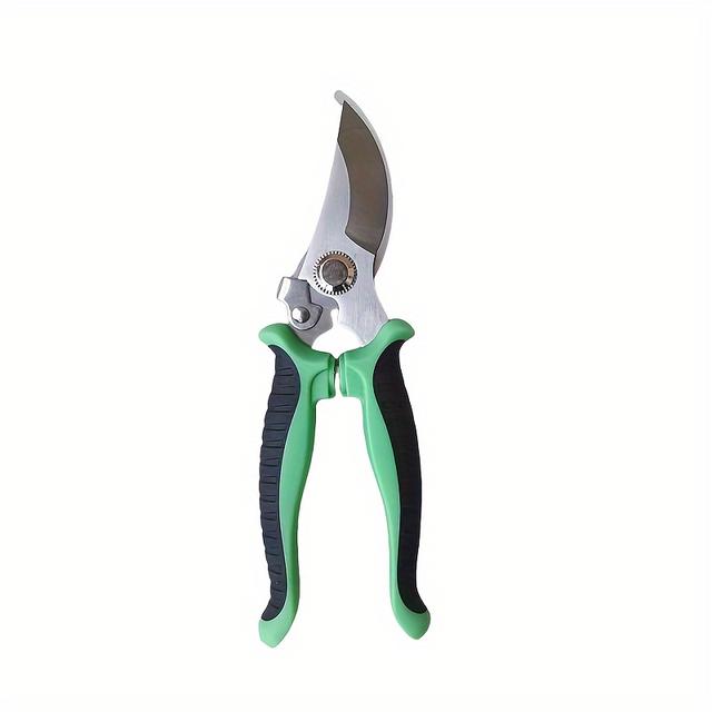 TEMU 1 Set, Branch Scissors, Stainless Steel Fruit Scissors, Multi-functional Branch Scissors, Garden Scissors, Anti-slip, Labor-saving, Manual Pruning Scissors
