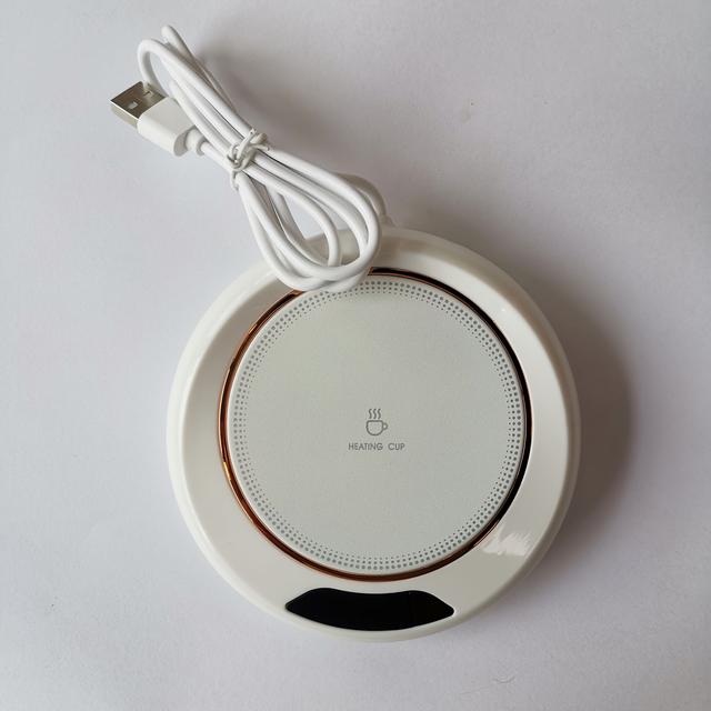 TEMU An Adjustable Temperature -powered Pad To Keep Beverages Warm, Suitable For Heating In Home And Office Environments, Maintaining A Consistent Temperature