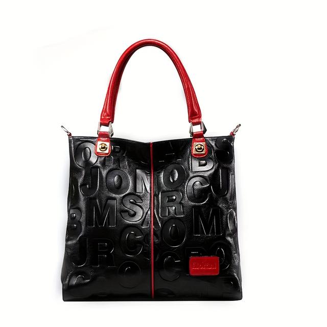 TEMU Wo 's Genuine Leather Handbag