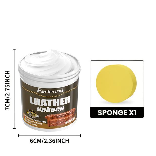 TEMU Universal Cream, Suitable For Car Seats, Leather Bags, Leather Sofas - And Repair Paste For Car And Plastic Parts - Quickly Restores Shine