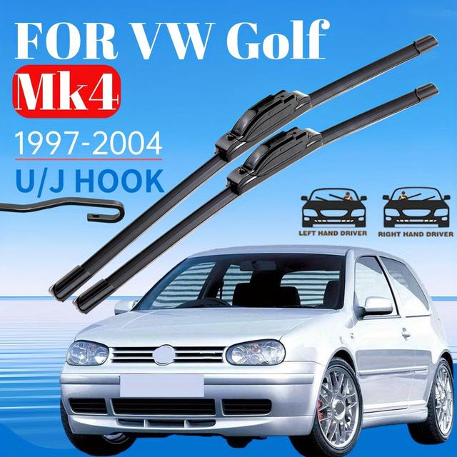 TEMU Autoscheibenwischer-Set für VW Mk4 Modelle von 1997 bis 2004 – Scheibenwischerblatt 21"+19" (für RHD LHD Handantrieb)