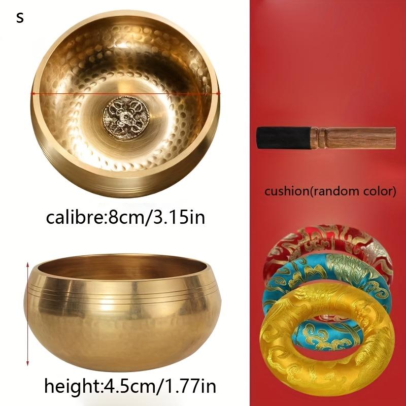TEMU Neepal Singing Bowl Set With Mallet, Handcrafted Singing Bowls Perfect For Yoga And Meditation Relaxation