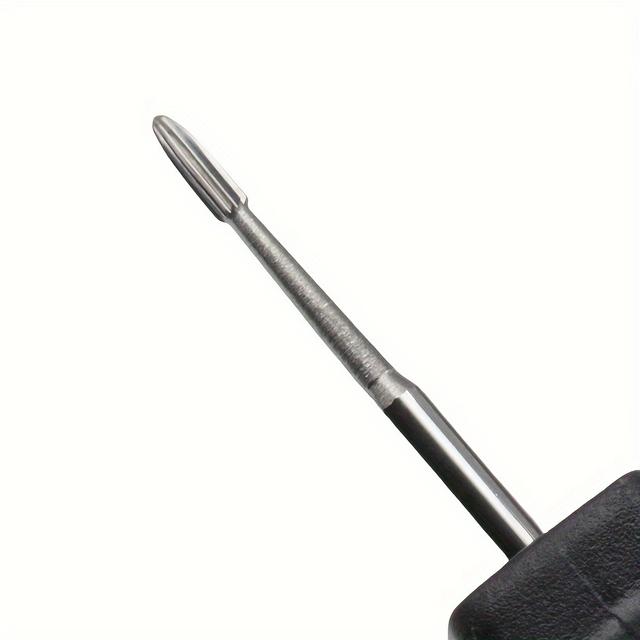 TEMU 1 szt. ciepłej, w kształcie pęcherza pszenicy, małej główki frezarskiej do paznokci, rozmiar 3/32", zaprojektowana do frezarek obrotowych do szybkiego manicure z akrylu i twardego żelu