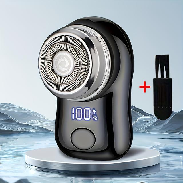 TEMU FEIYBA Mini elétrico USB, de bolso recarregável para homens e mulheres, display digital LED, portátil de usar com , ideal para viagens, escritório, carro ou passeios, presente masculino