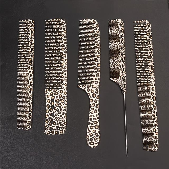TEMU Professionele Luipaardkapsel Haarstylingkam, Kappersstylingkam voor Salon en Thuis Haarborstels