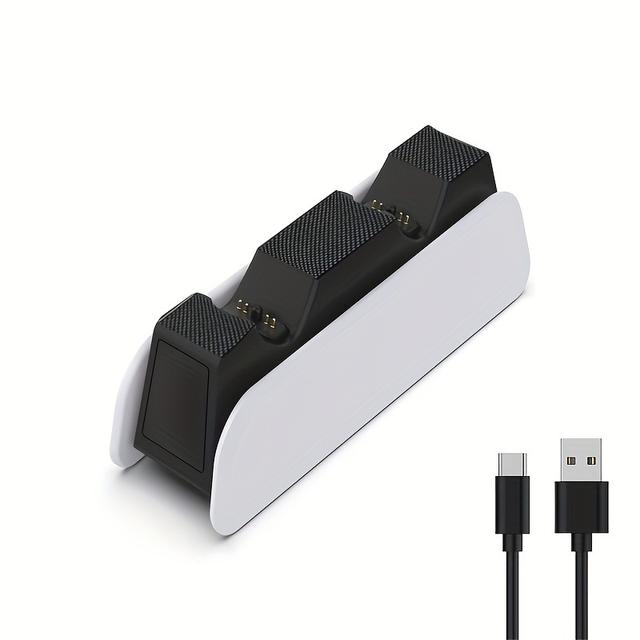 TEMU Charging Station For Station Compatible With Dual Usb Fast Type-c Charging For Playstation 5 Charging Dock With Led Charging Display