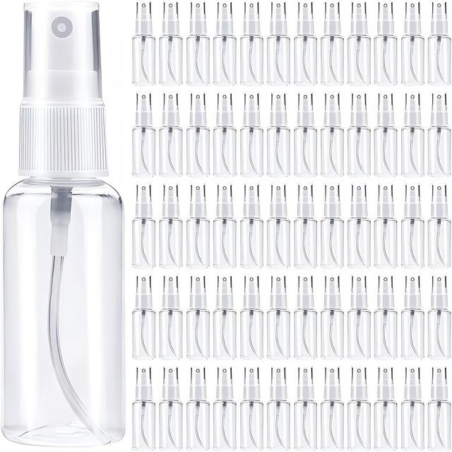 TEMU 35pcs/60pcs Small 30ml Clear Mini Spray Bottle For Plastic Refill Perfume Atomizer Empty Spray Bottle Perfume Bottle Refillable Portable Bottle For Body Care Liquid Cosmetics