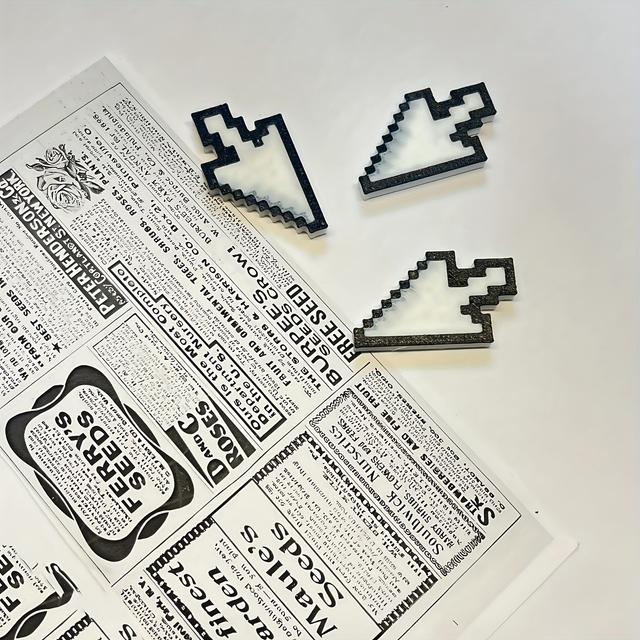 TEMU Magnetic Memo Holders In Of A Computer Mouse - Ideal For Office, Refrigerator, Or Whiteboard | Durable Magnetic Office Additions Featuring A Click Effect Design (pla Tech Decor)