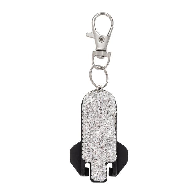 TEMU Diamantbesetzter manueller Dosenöffner mit Schlüsselanhänger, geeignet für Soda-, Bier- Getränkedosen – Top-Ring-Öffnungswerkzeug, auslaufsicherer Deckelschneider