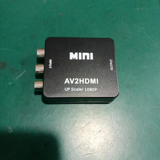 TEMU Rca To Hd Tv, Av To Hd Tv Converter, Supports Pal/ntsc 1080p Mini Rca Composite Video Audio Converter Adapter, Suitable For Tv/computer/ps3/set-top Box/ Vhs/vcr/blu-ray Dvd Player