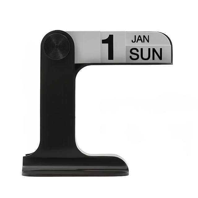 TEMU Calendario da tavolo permanente a libro, progettato con semplicità e creatività, una in plastica e visualizza data, e , per decorare , scuole e case