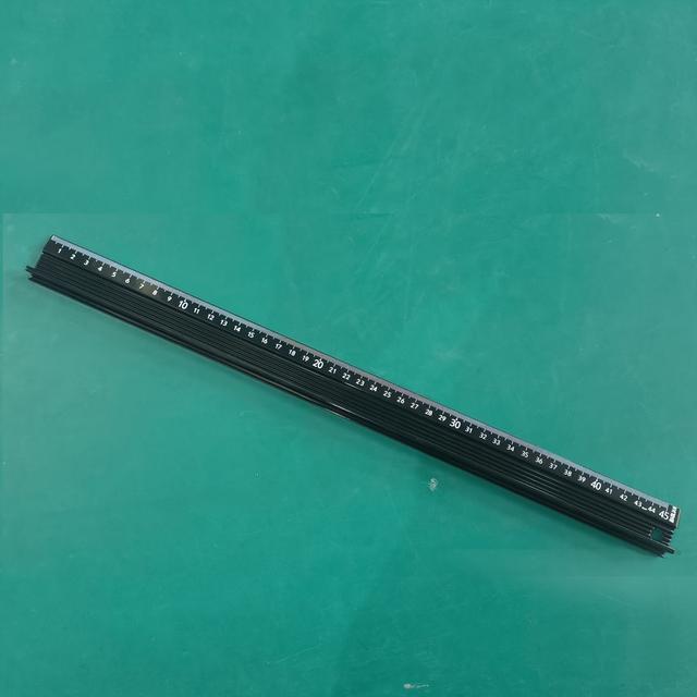 TEMU 1個 多機能アルミニウム合金定規 - 高精度、耐切創性、滑り止めグリップ、インク浸透防止、工業用測定ツール (20cm/7.87インチ、30cm/11.81インチ、45cm/17.72インチ)