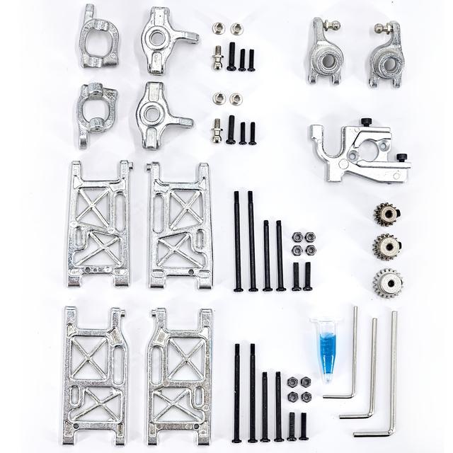 TEMU Cast Iron Suspension Wheel Hubs Adjustable Motor Mount With Pinions Metal Upgrade Parts For Jmrc 1213 & Car 144001 144010 124016 124017 124018 124019 124008 Ect