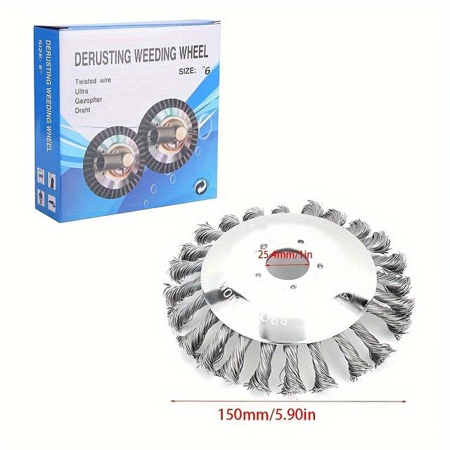 TEMU Durable Metal Wire Trimming Head - Efficient Garden And Lawn Maintenance ( Just Lawn Mower Accessories, And Neither Nor The Motor Is Included.)