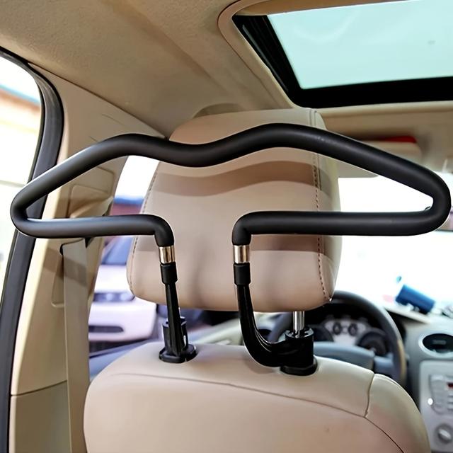 TEMU Uniwersalny haczyk na oparcie fotela samochodowego - solidny uchwyt na ubrania z PVC i organizer do przechowywania w wnętrzu