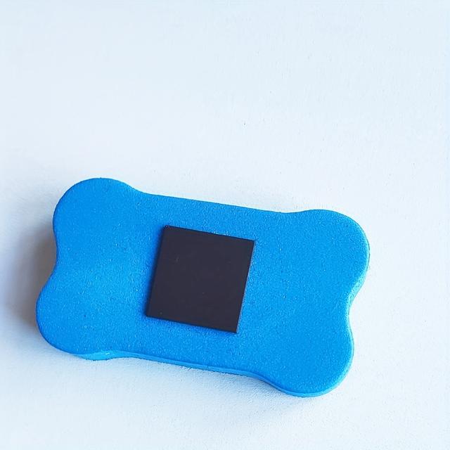 TEMU Mágneses táblatörlő filc és szivacs anyagból, tökéletes irodába és tanuláshoz, aranyos dizájnnal.