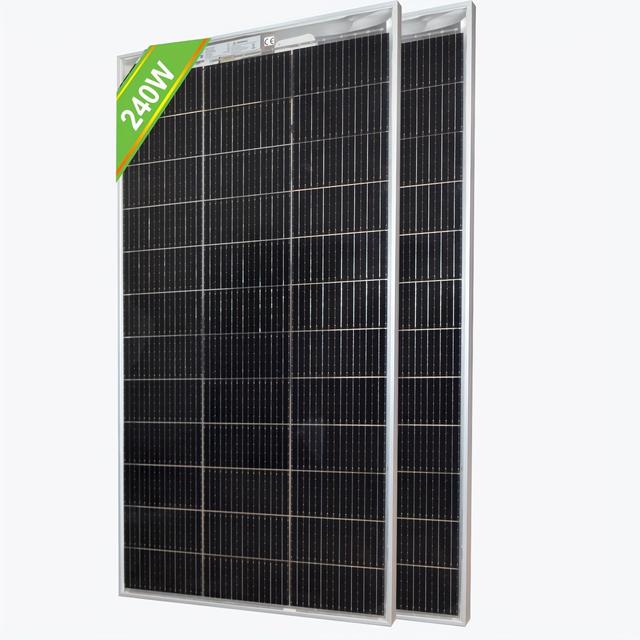 TEMU Zwei 120W 18V transparente Solarpanel, geeignet für Photovoltaik-Netzversorgung im Netz, für Zuhause, Camping, Boote, Schuppen, Bauernhöfe und Wohnmobile.