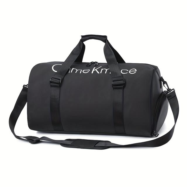 TEMU Short-distance Carry-on Travel Bag With Dry-wet Separation, Large-capacity Shoulder Bag, Sports Fitness Bag, Trendy Crossbody Large Bag