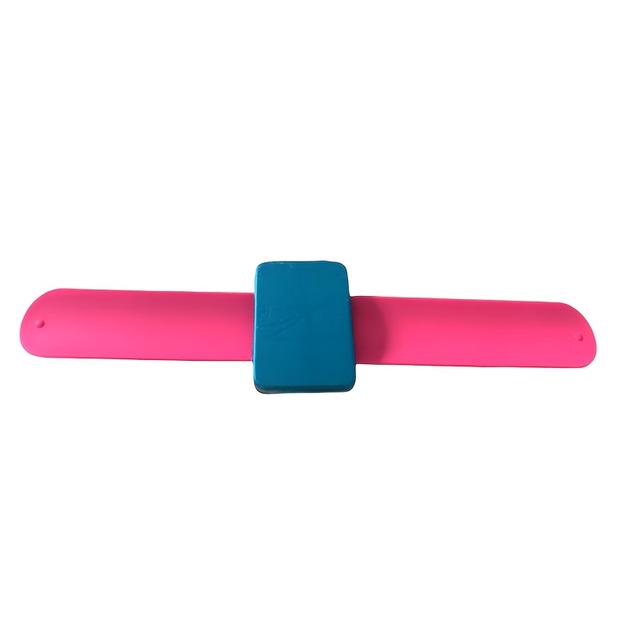 TEMU Lightweight Design, Pink Magnetic Hairpin Wristband For Stylists - Adjustable 24cm (9.5in) Length, Professional Grip For Salon And Home Use, Halloween Hairstyles And Everyday Styling