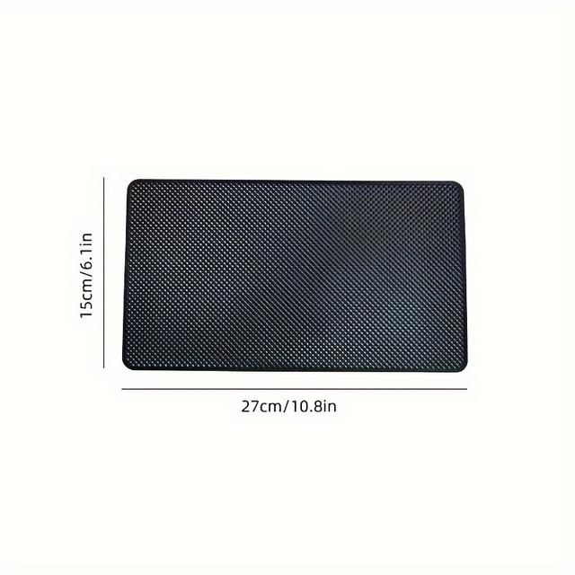 TEMU وسائد بساطات مانعة للانزلاق للسيارة، وسائد بساطات تخزين للسيارة، وسائد بساطات غير قابلة للانزلاق للسيارة، وسائد بساطات تخزين من السيليكون للهاتف في لوحة القيادة الداخلية للسيارة