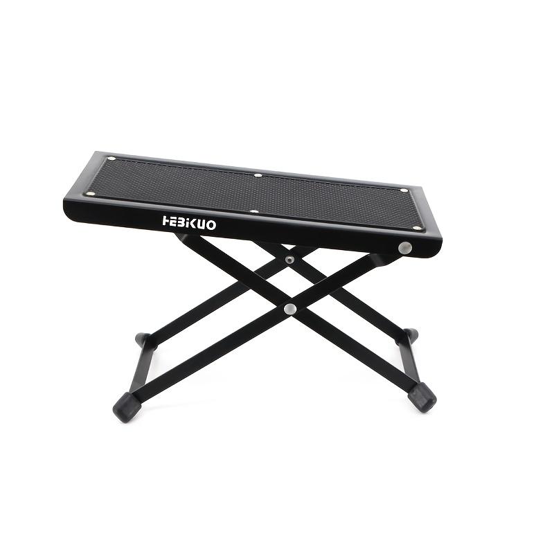 TEMU Guitar Foot Pedal, Folk/classical Style, Adjustable Height, Foldable Footrest, Thickened Guitar Foot Pedal Stool