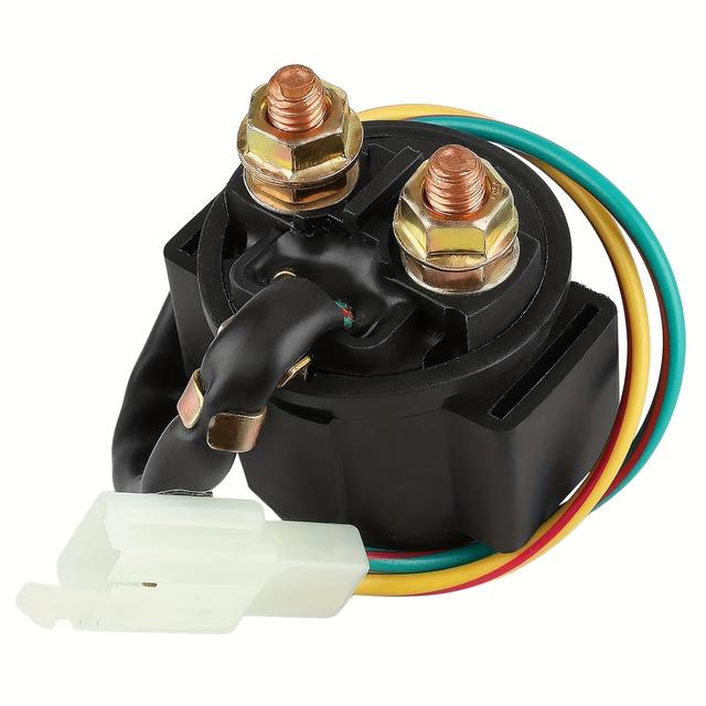 TEMU Starter Solenoid Relay For 4-stroke Gy6 Engine 50cc-250cc - Fit Atv Dirt Bikes, Scooters, Go-karts, Quads - For , Roketa, , , & More, Scooter Maintenance | | Durable Construction