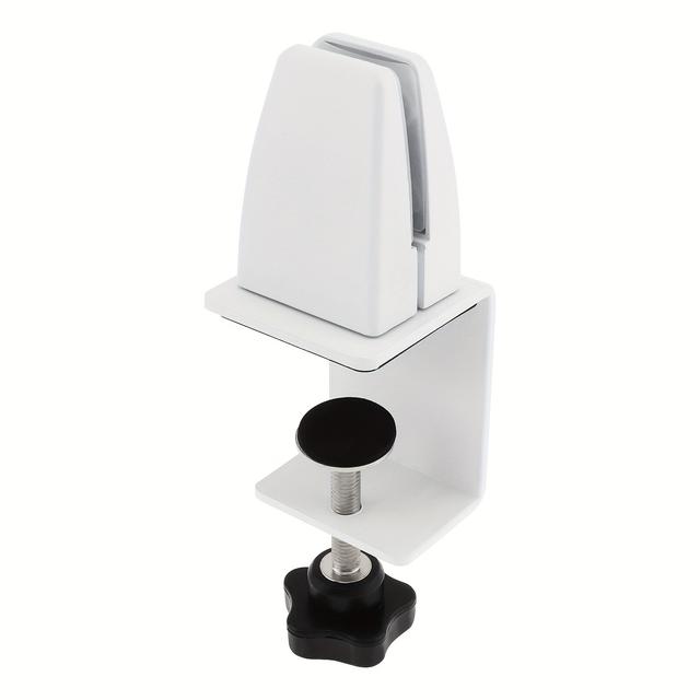 TEMU 1pc Epathchina Adjustable Guard, Metal Desk Divider With Acrylic Panel, Privacy Screen Clamp For Counters/tables, , Office Safety Equipment