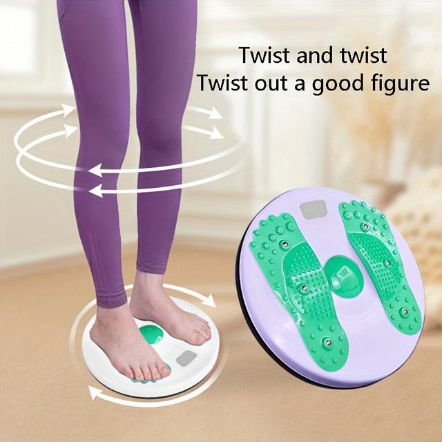 TEMU 1pc 3d Grass Twisting Device, Training Machine For Foot Massage, 10.4*10.4*11in/26.42*26.42*27.94cm (for 200kg/441lb)