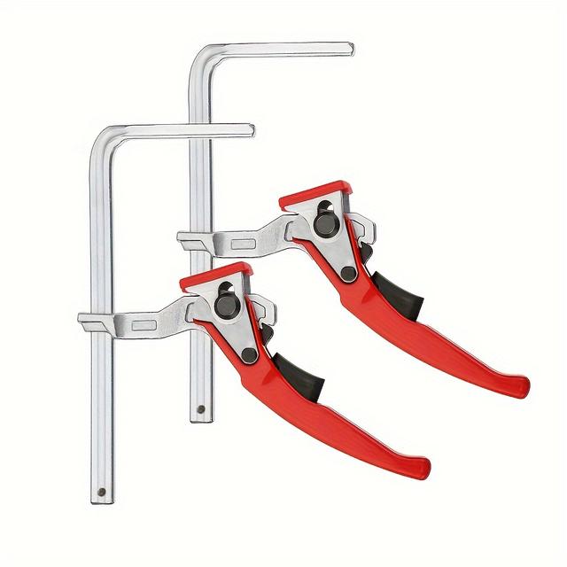 TEMU 【2個セット】ガイドレール用リリースクランプ、160X60mm、木工用設計、MFTおよびガイドレールシステムに対応、デスクトップホールテーブルでの使用に最適