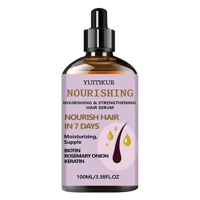 TEMU 7-day Rapid-acting Biotin Keratin Hair Cars ,four Ingredients Including Rosemary Biotin, Provides Long-lasting Moisture And Nourishment For The Hair, Remove Loose Flakes