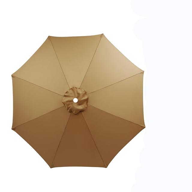 TEMU Tela de repuesto para toldo de sombrilla de patio exterior de 8 varillas