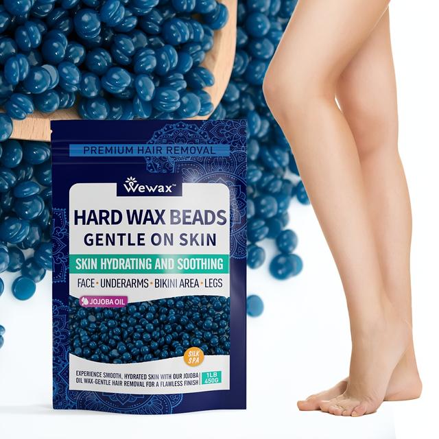 TEMU Multi-flavor Premium Hard Wax Beans, Aloe Scent, Unisex Waxing, Painless Hair Removal For Full Body, Brazilian Bikini, Face, Legs, Eyebrows - Suitable For All Light Beige Types.
